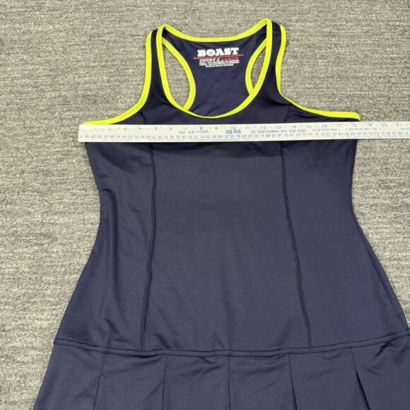 Boast Court Dress Women Large Blue Athletic Tennis Pickle Ball Squash Pleated - Picture 5 of 9